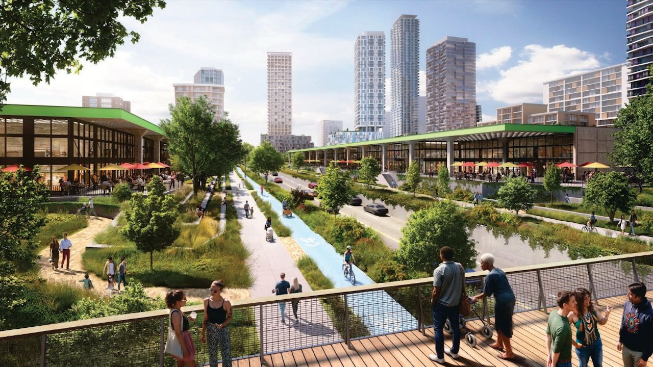 Greenway rendering, Downsview West District