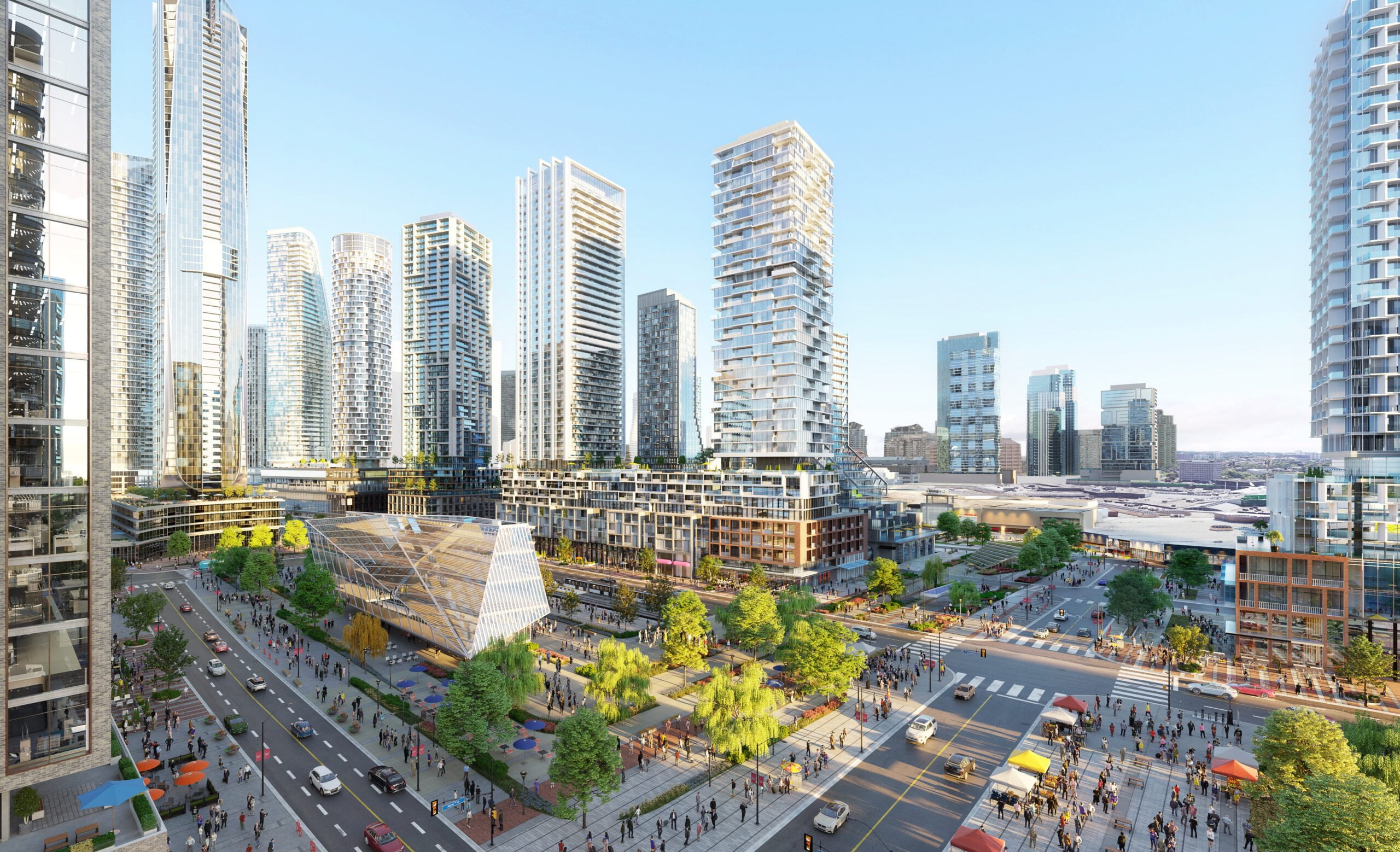 Square One District rendering, Mississauga